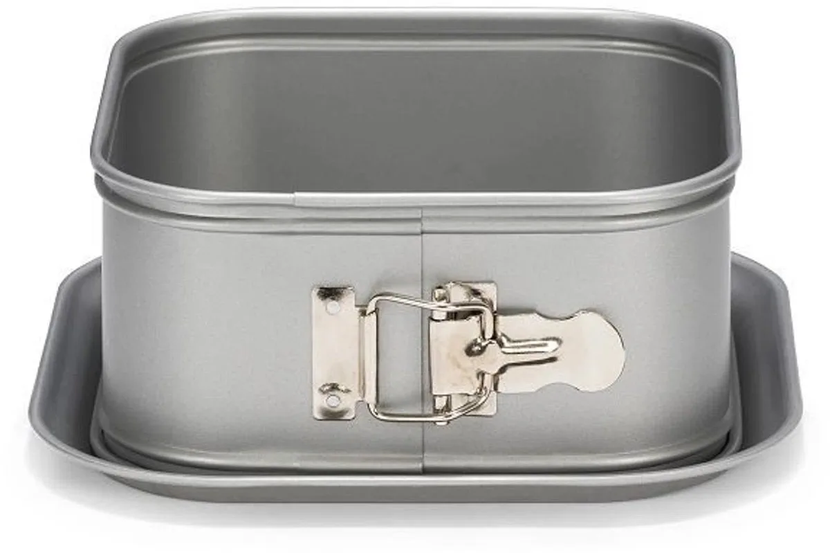 Springvorm Silver Top Hoge Rand 18 x 18 cm by Patisse in Licht Leigrijs – product photo