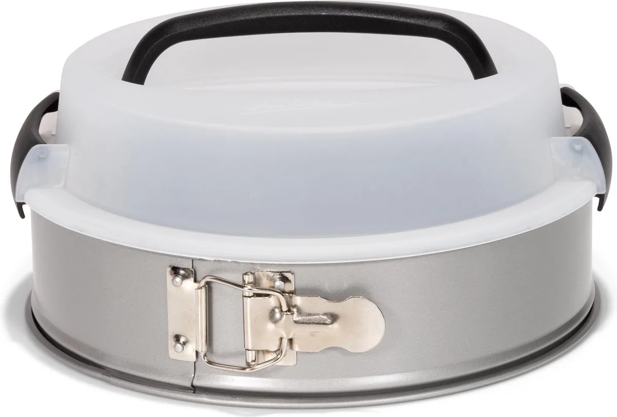 Springvorm Top Met Draagdeksel ø 24 cm van Patisse in Zilver – productfoto