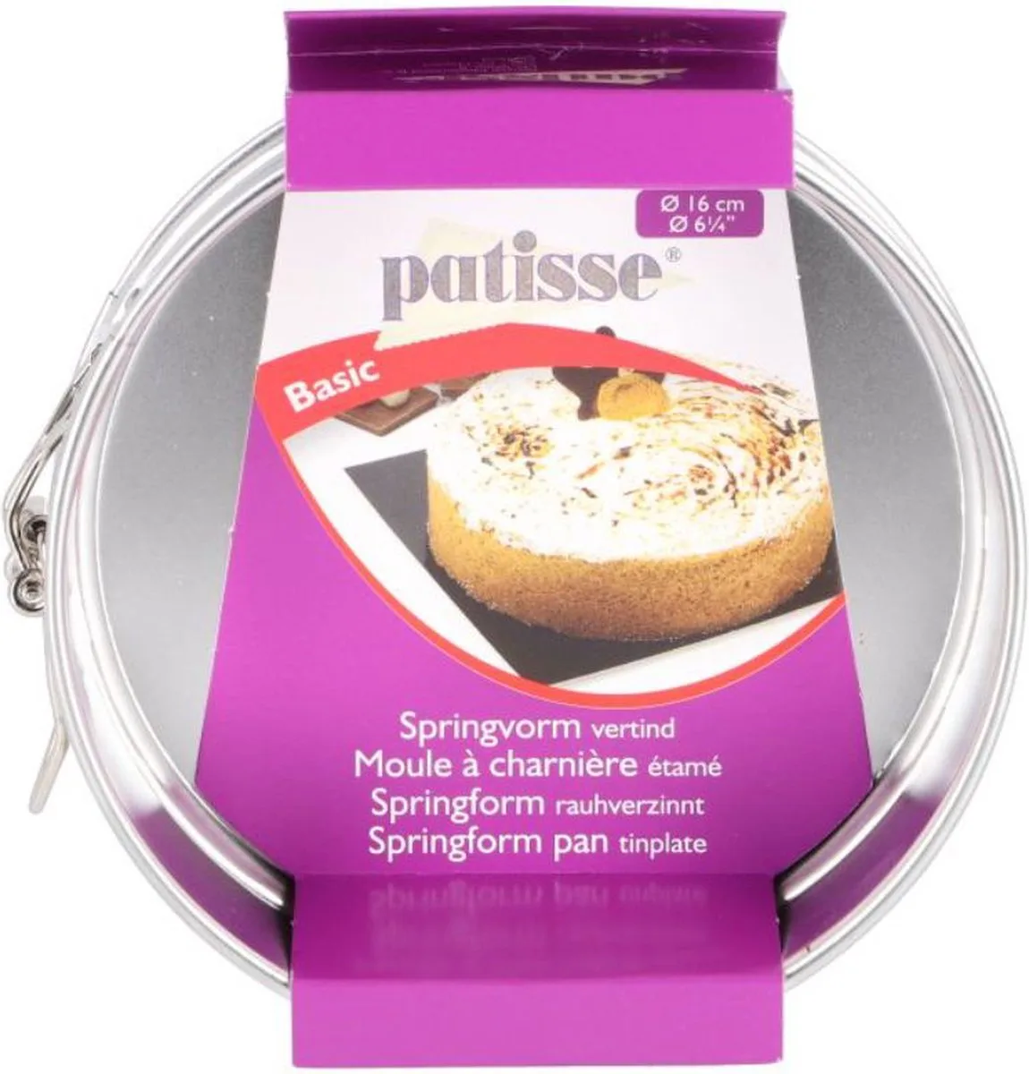 springvorm vertind 16cm fra Patisse i Sølv – produktbillede