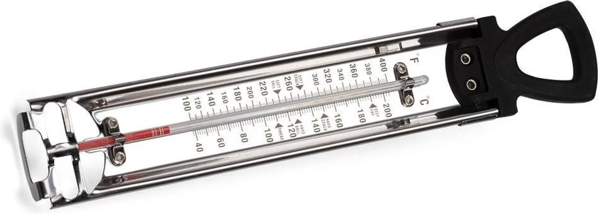 Suikerthermometer RVS +40C° tot +200°C de Patisse en Rvs, Noir – photo produit
