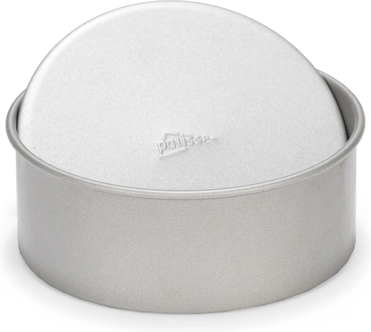 Taartvorm Silver Top Hoge Rand Losse Bodem ø 18 cm van Patisse in Zilver – productfoto