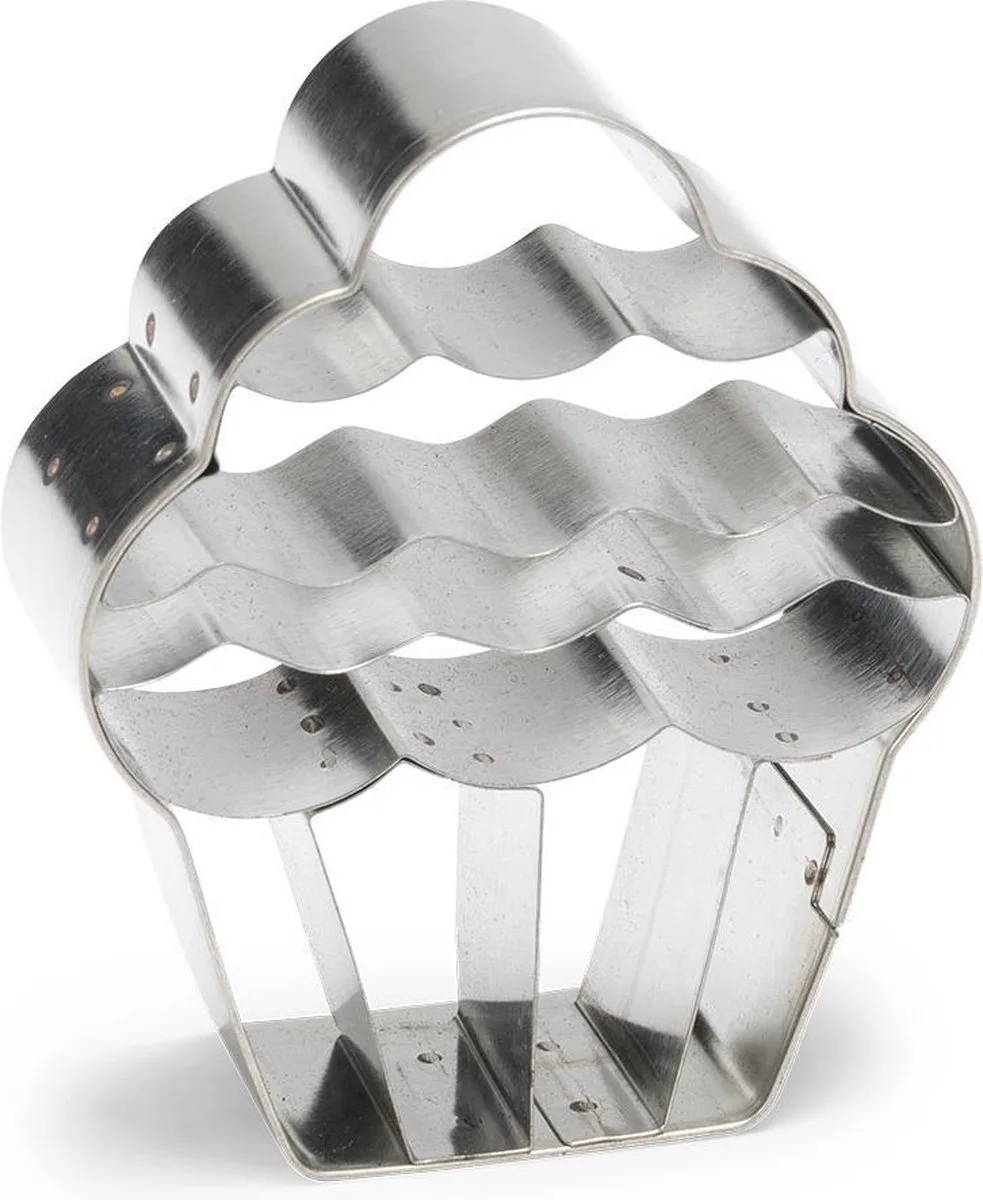 uitsteekvorm 7 cm RVS zilver von Patisse in Cupcake – Produktfoto