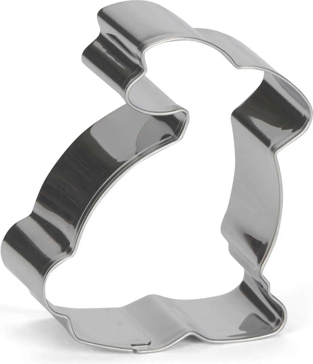uitsteekvorm Haas 6 cm RVS van Patisse in Zilver – productfoto