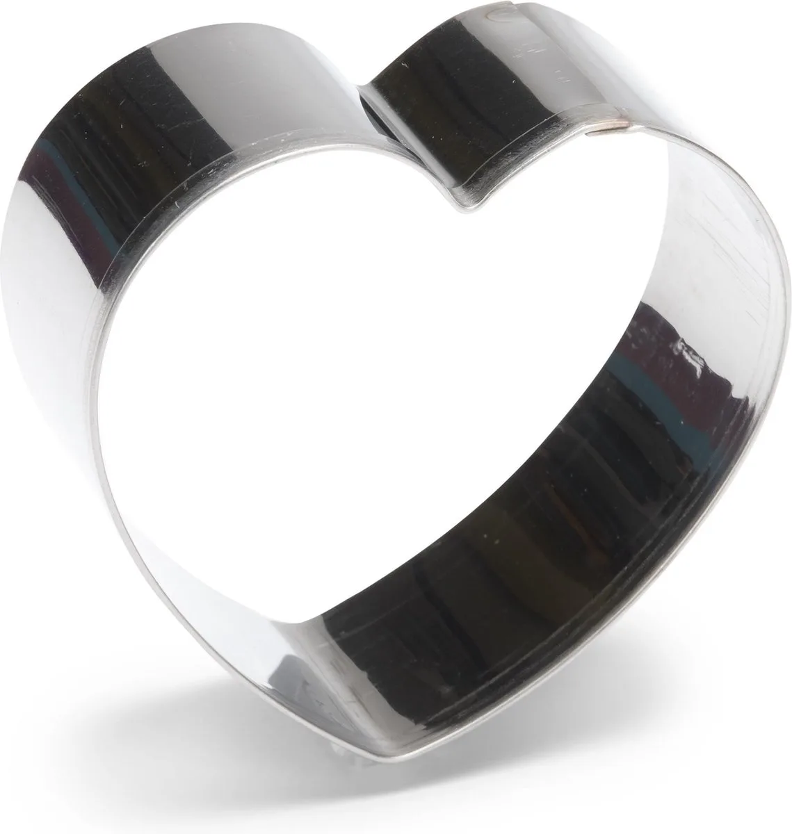 uitsteekvorm Hart 4 cm RVS van Patisse in Zilver – productfoto