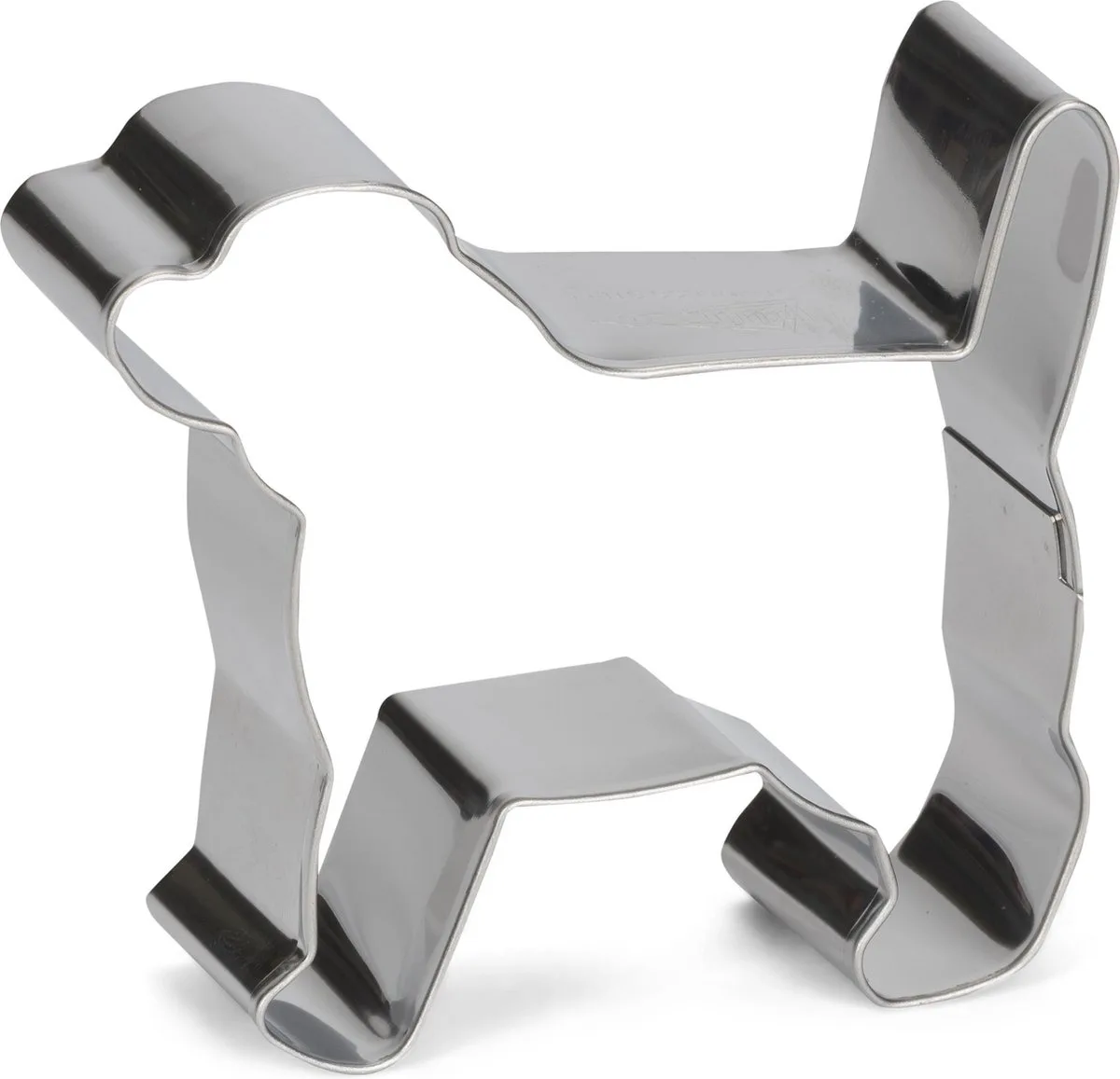 uitsteekvorm Hond 8 cm RVS van Patisse in Zilver – productfoto