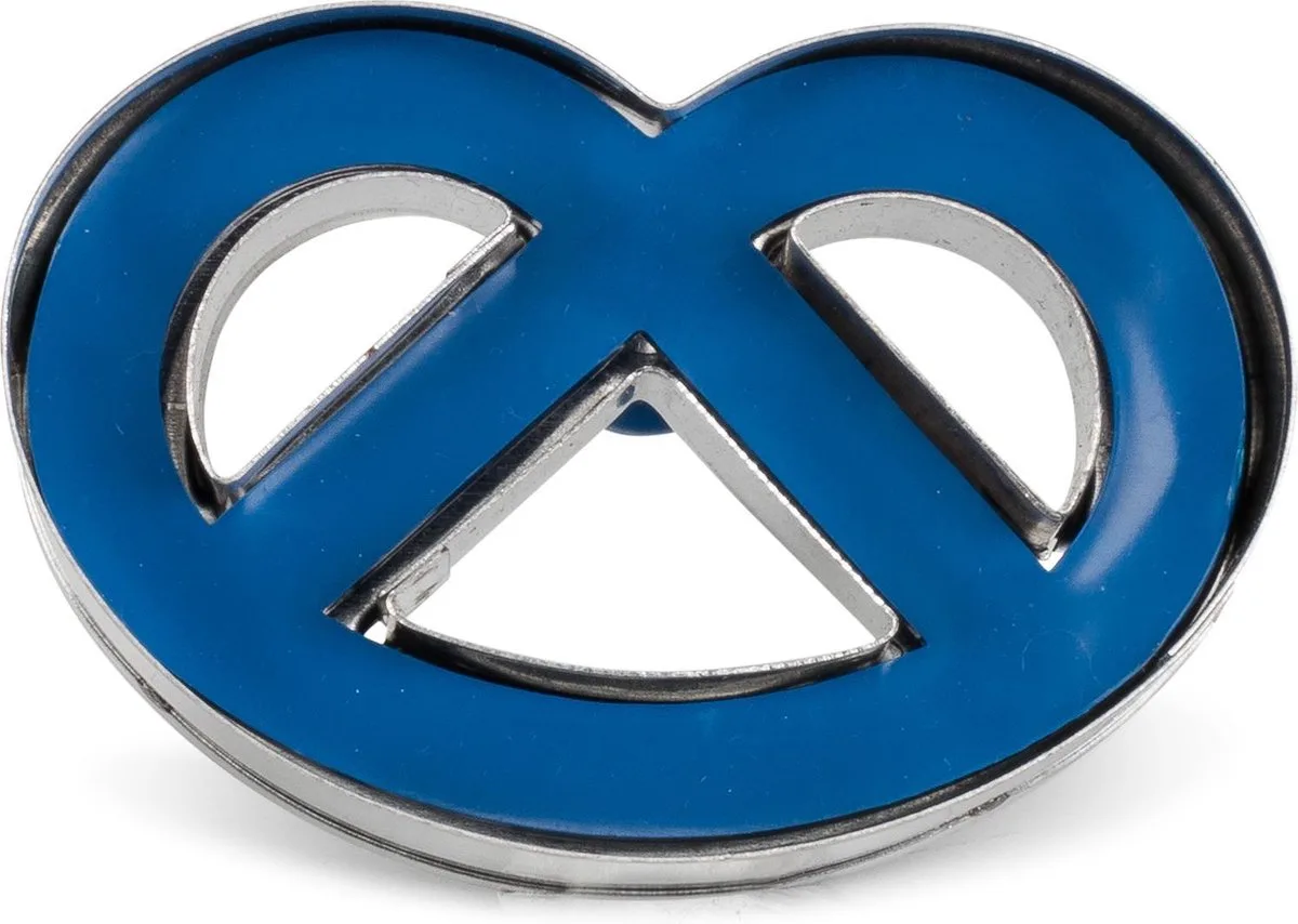 uitsteekvorm krakeling 6,2 x 4 cm rvs blauw/zilver by Patisse in Blue – product photo