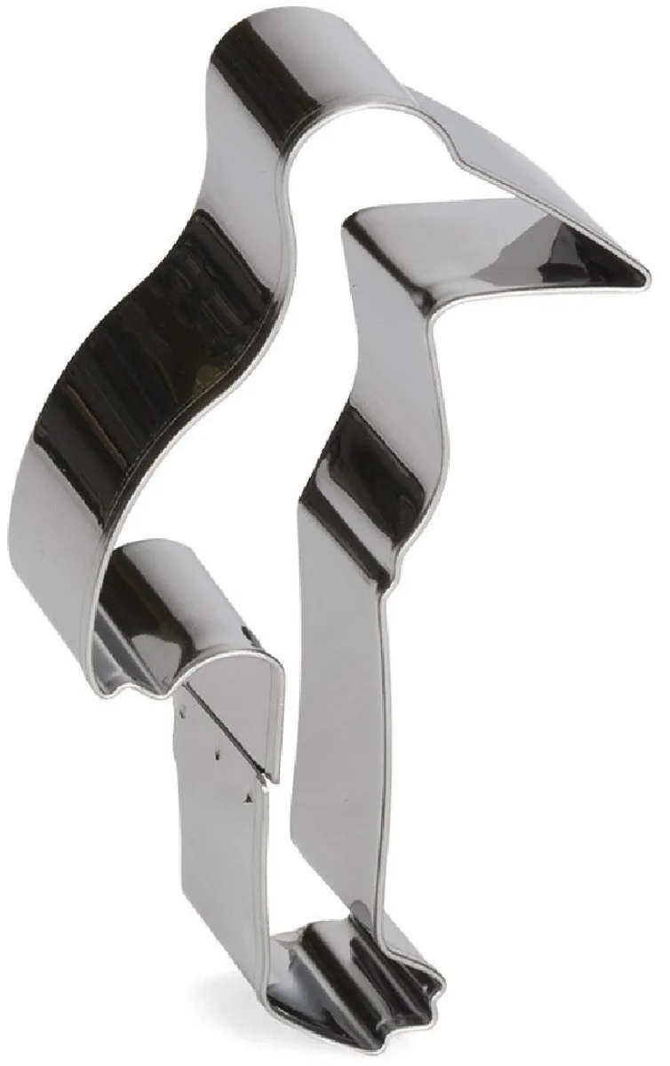 uitsteekvorm Ooievaar 9 cm RVS van Patisse in Zilver – productfoto