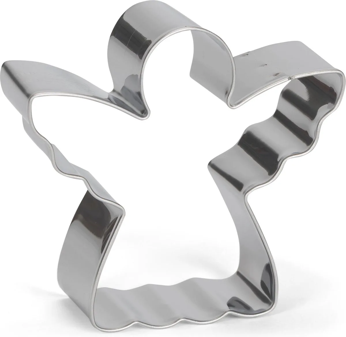 Uitsteekvorm rvs - engel - 7 cm van Patisse in Zilver – productfoto