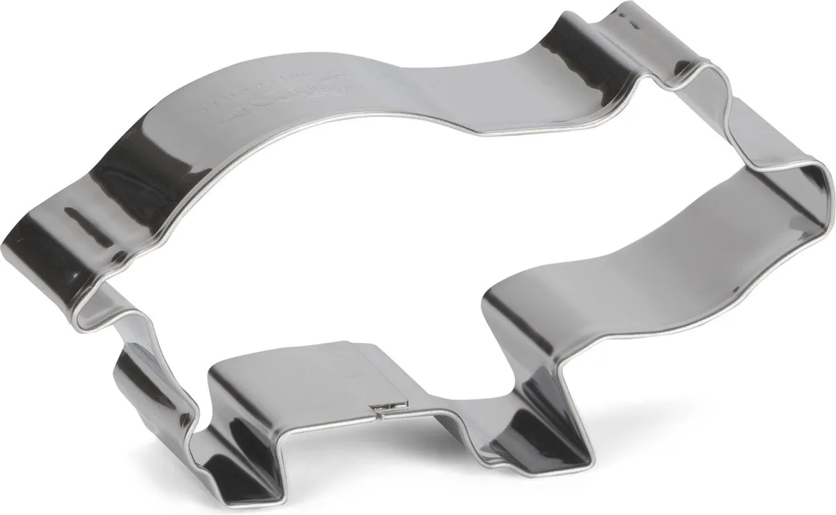 uitsteekvorm Varken 8 cm RVS de Patisse en Argent – photo produit