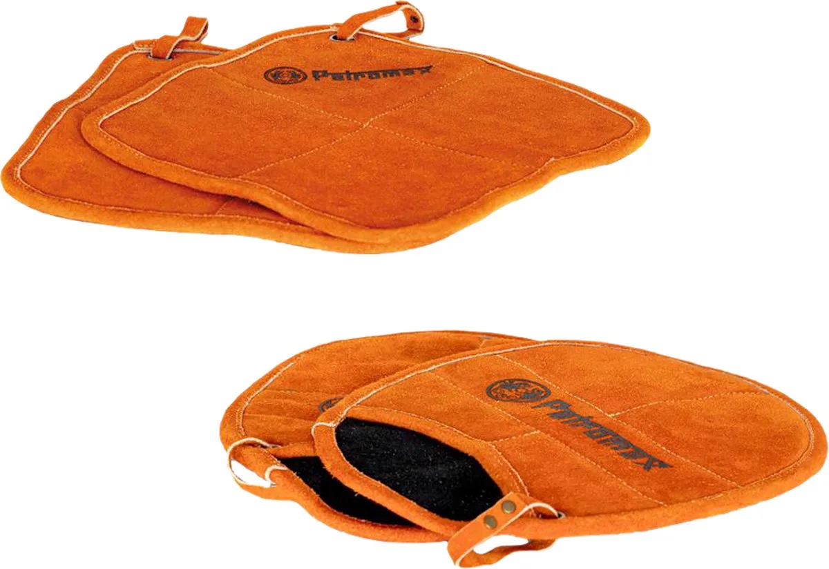 Aramid Pro 300 Topflappen mit Eingriff, Ablage von Petromax in Orange – Produktfoto