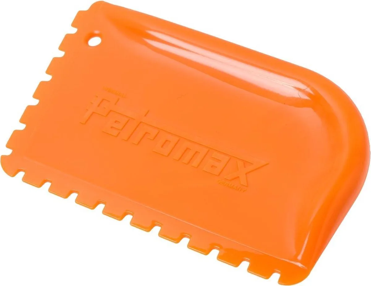 Dutch Oven en Skillet schraper Met Ribbels von Petromax in Orange – Produktfoto
