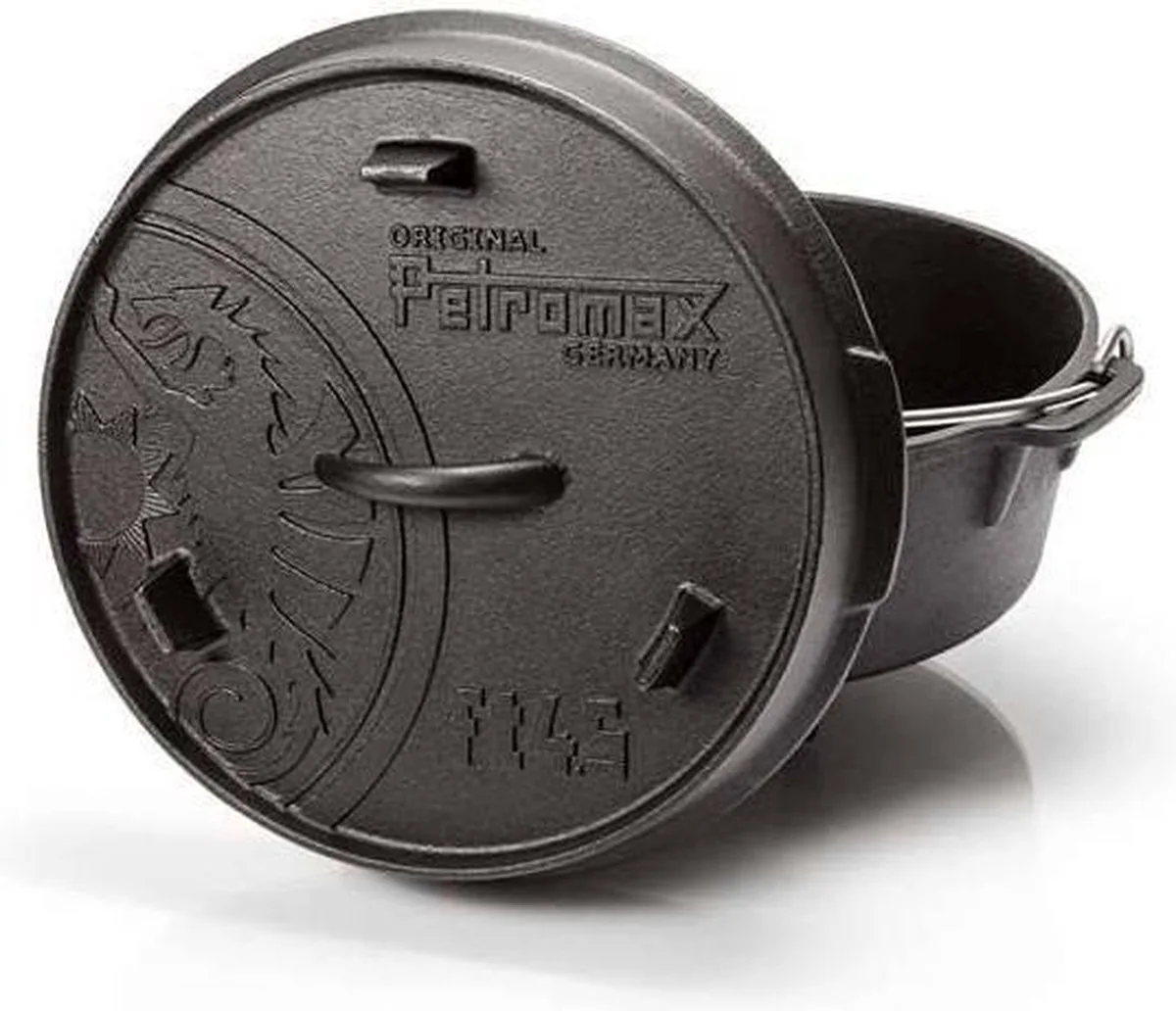 Dutch Oven ft 4,5 4 liter van Petromax in Zwart – productfoto