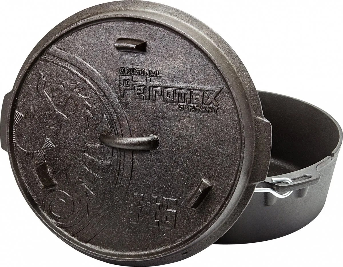 Dutch oven FT6 zonder poten by Petromax in Black – product photo