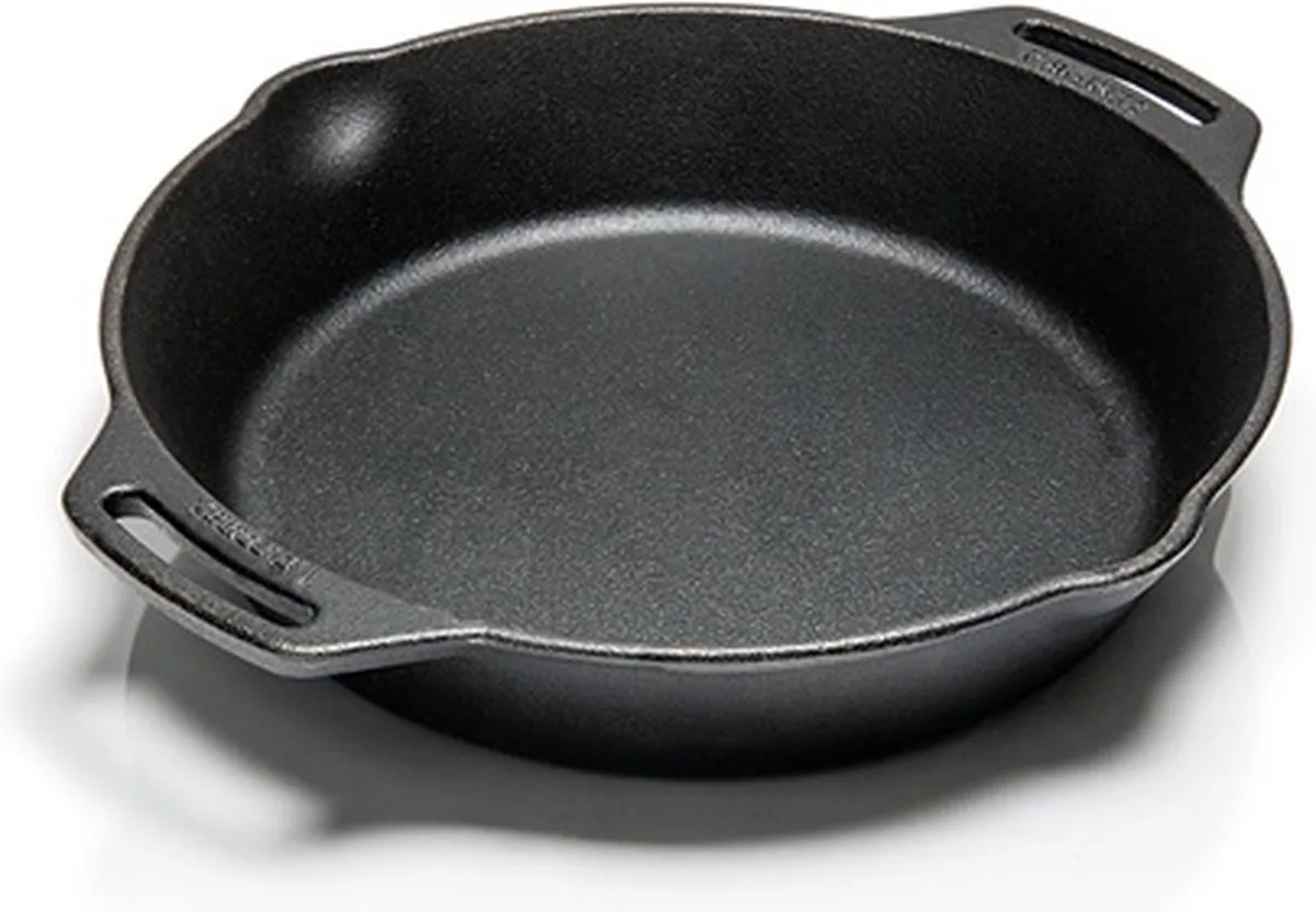 FP15 Skillet met handgrepen van Petromax in Zwart – productfoto