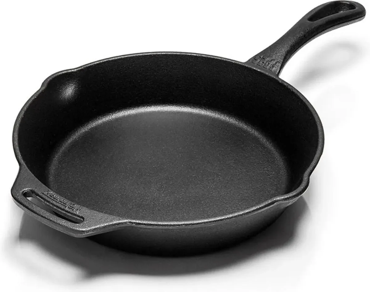 fp30-t, skillet, 28 cm, pan met steel, gietijzer fra Petromax i Sort – produktbillede