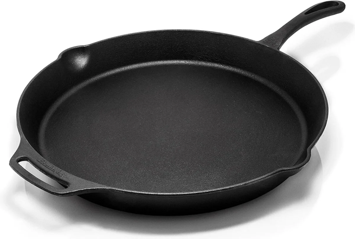 fp40-t, skillet, 40 cm, pan met steel, gietijzer by Petromax in Black – product photo