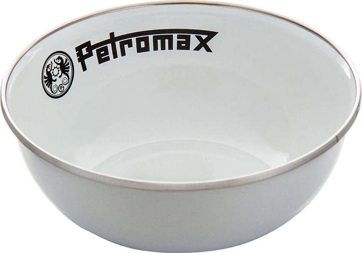 Kom - Emaille - 2 stuks van Petromax in Wit – productfoto