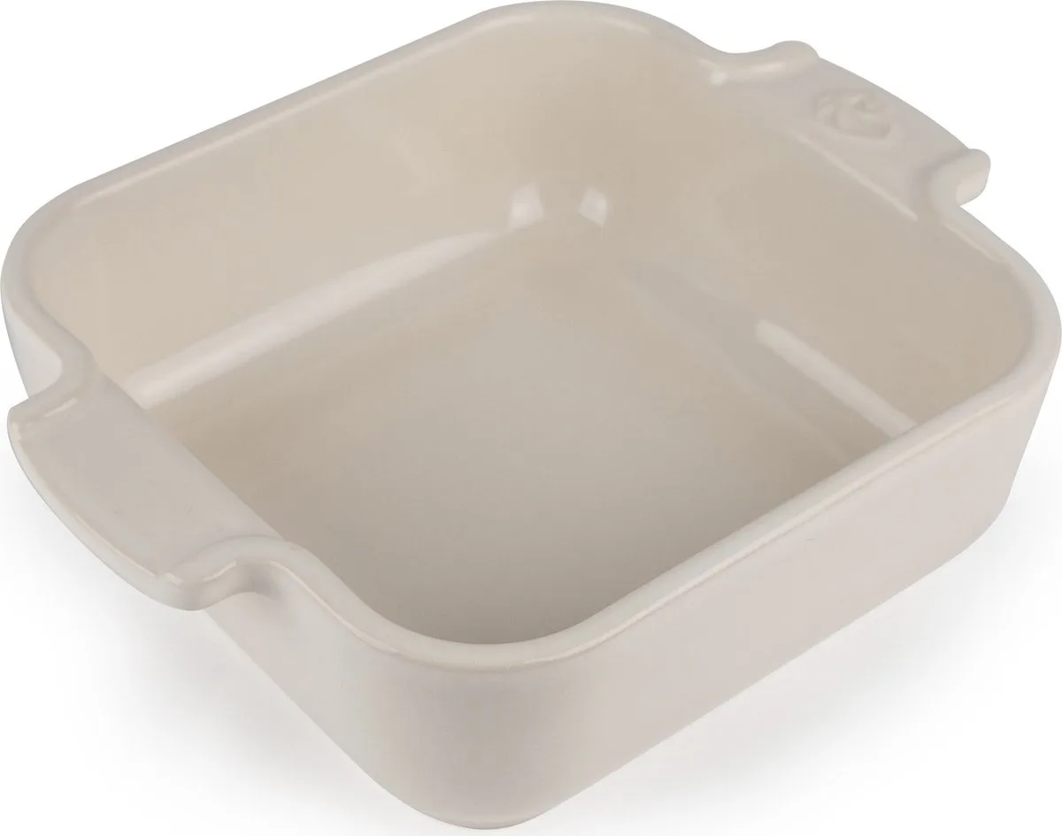Appolia Ovenschaal 18 cm - Vierkant fra Peugeot i Ecru – produktbillede