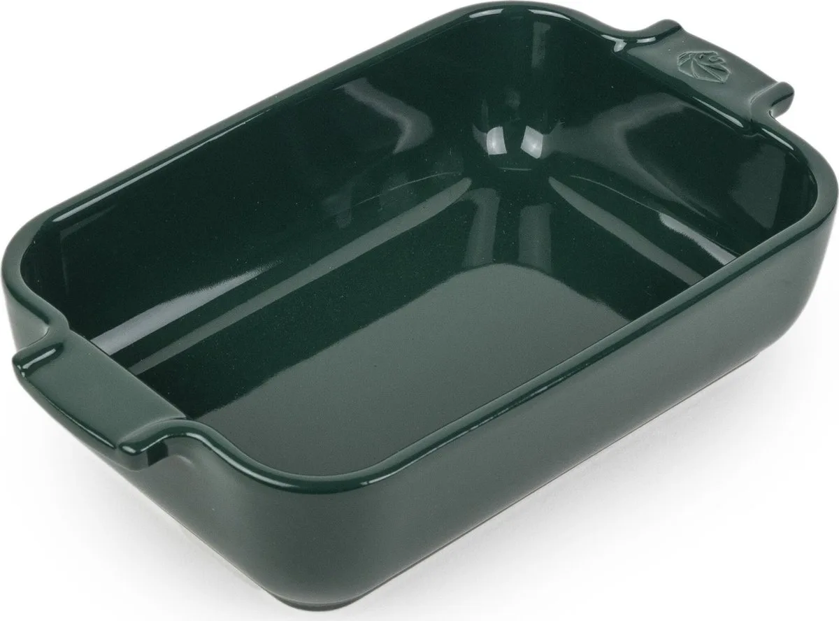 Appolia Ovenschaal 22 cm - Bosgroen - Rechthoek van Peugeot in Groen – productfoto
