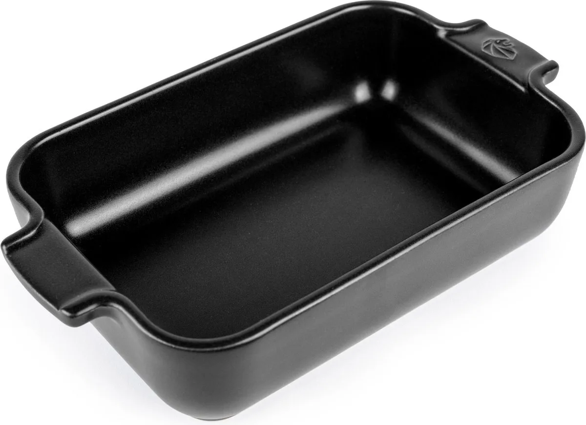 Appolia Ovenschaal 22 cm - Rechthoek by Peugeot in Satijnzwart – product photo