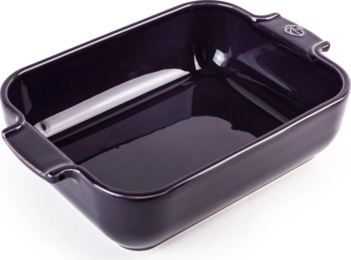 Appolia Ovenschaal 25 cm - Aubergine - Rechthoek van Peugeot in Paars – productfoto