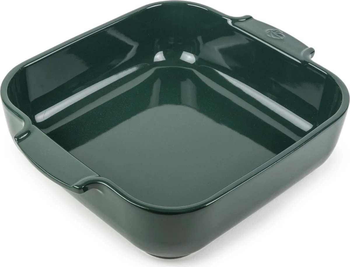 Appolia - Ovenschaal - 28 cm - Bosgroen - Vierkant van Peugeot in Groen – productfoto