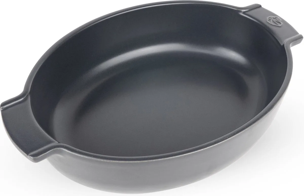 Appolia Ovenschaal 31 cm - Leisteen - Ovaal von Peugeot in Grau – Produktfoto
