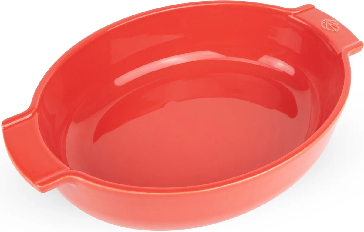 Appolia Ovenschaal 31 cm - Ovaal van Peugeot in Rood – productfoto