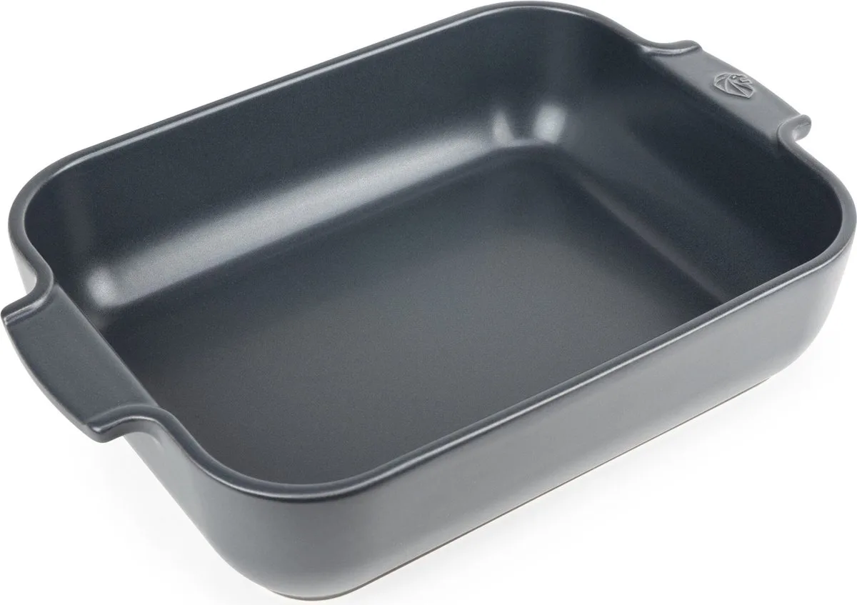 Appolia Ovenschaal 32 cm - Leisteen - Rechthoek van Peugeot in Grijs – productfoto