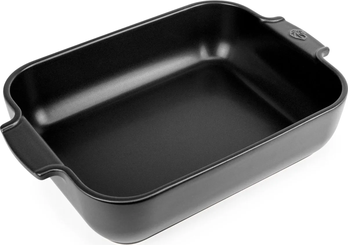 Appolia Ovenschaal 32 cm - Rechthoek by Peugeot in Satijnzwart – product photo