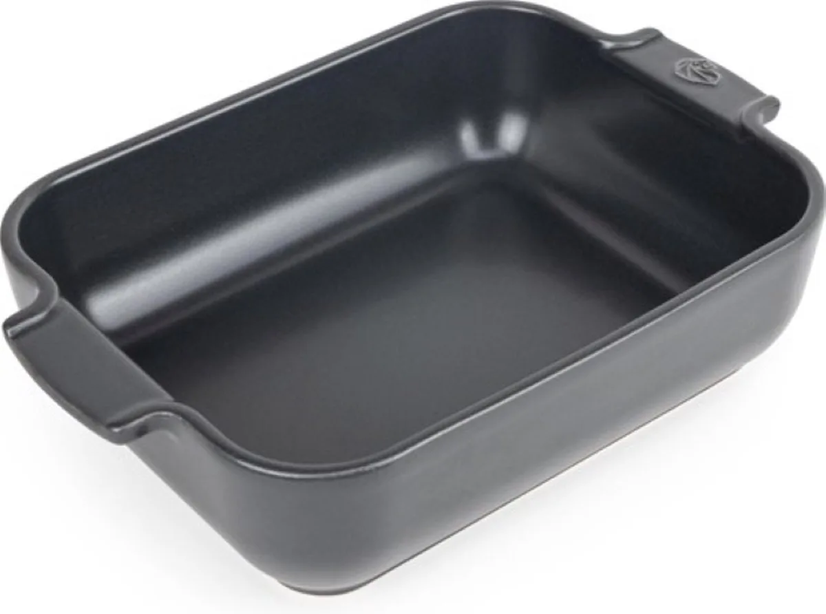 Appolia Ovenschaal 36 cm - Leisteen - Rechthoek van Peugeot in Grijs – productfoto
