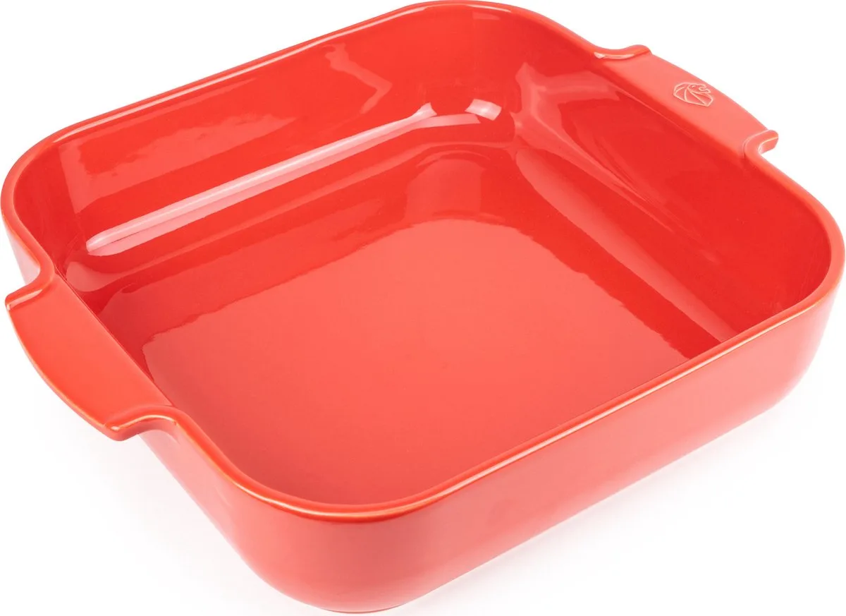 Appolia Ovenschaal 36 cm - Vierkant van Peugeot in Rood – productfoto