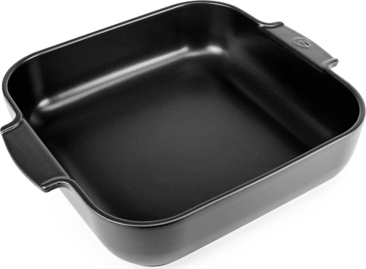 Appolia Ovenschaal 36 cm - Vierkant fra Peugeot i Satijnzwart – produktbillede