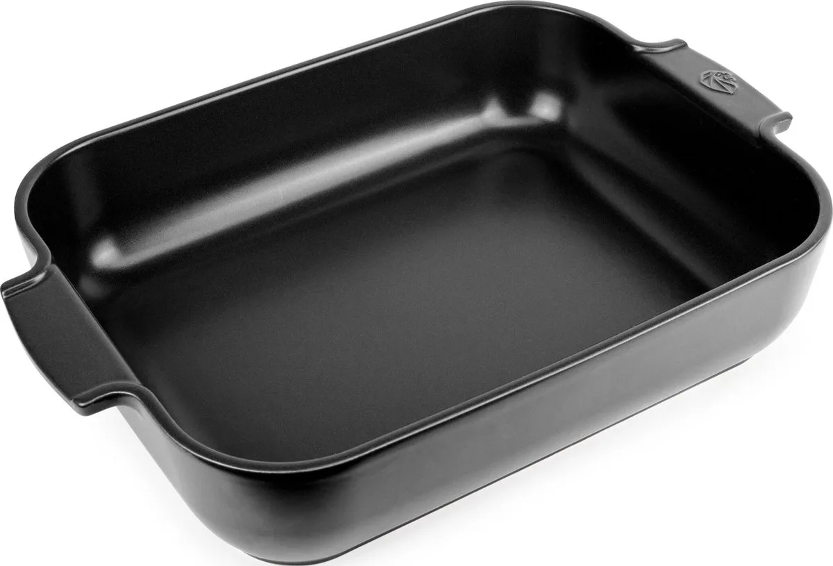 Appolia - Ovenschaal - 40 cm - Rechthoek fra Peugeot i Satijnzwart – produktbillede