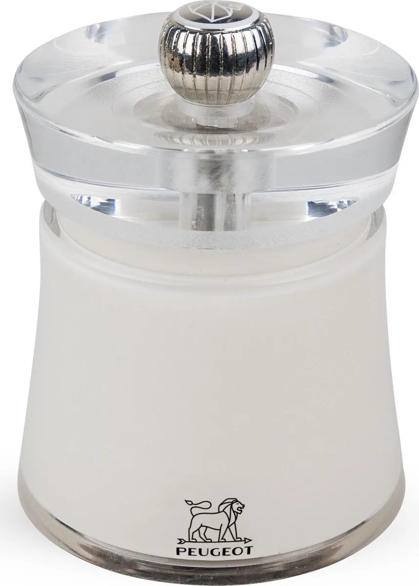 Bali Zoutmolen 8 cm - Wit - Acryl van Peugeot in Transparant – productfoto