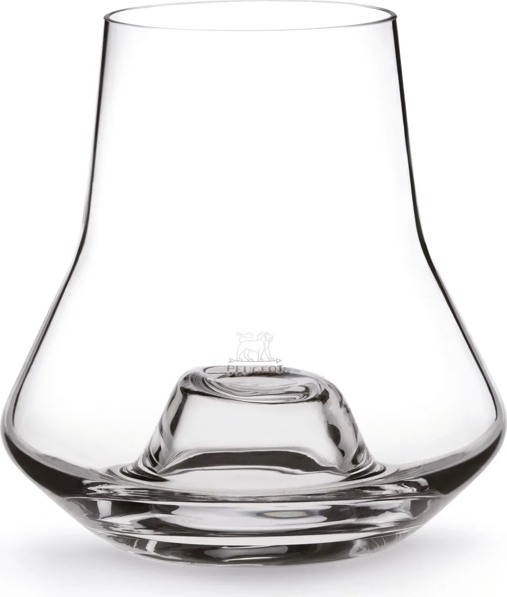 Les Impitoyables N°5 Whiskyglas - 29 Cl - Mondgeblazen de Peugeot en Transparent – photo produit