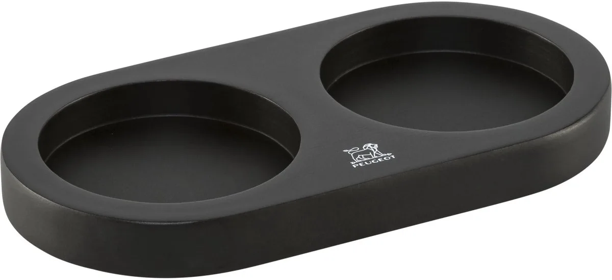 Linea Houder Peper- En Zoutmolen 17 cm - Mat - Bamboe van Peugeot in Zwart – productfoto