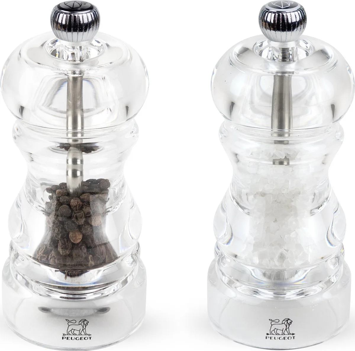 Nancy Peper- En Zoutmolen 12 cm - Acryl de Peugeot en Transparent – photo produit