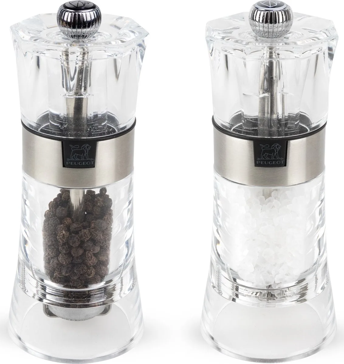 Oslo Peper- En Zoutmolen 14 cm - Acryl de Peugeot en Transparent – photo produit