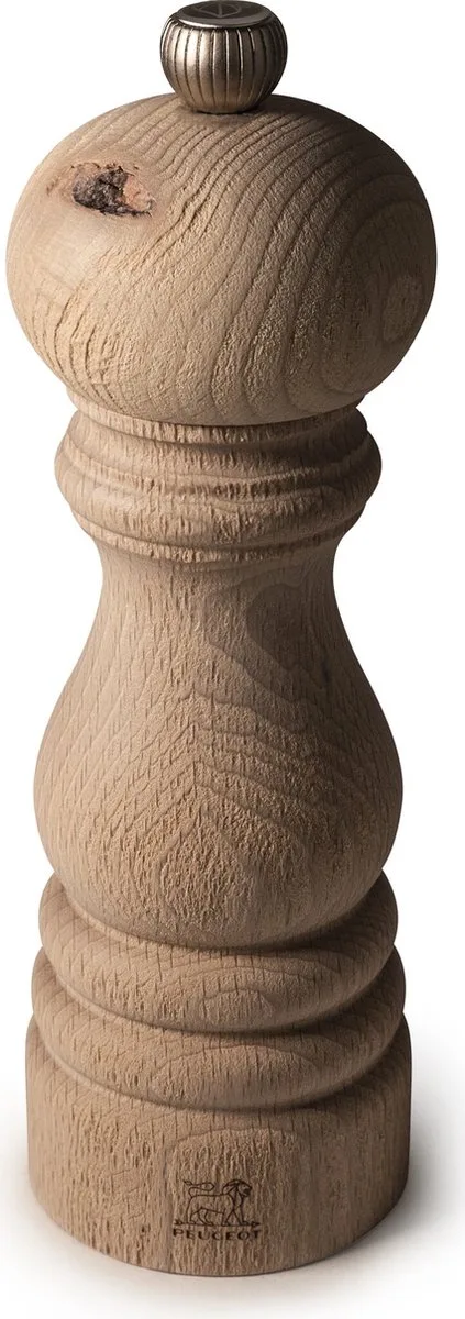 Paris Nature Zoutmolen 18 cm - Natuur - Gerecycled van Peugeot in Hout – productfoto
