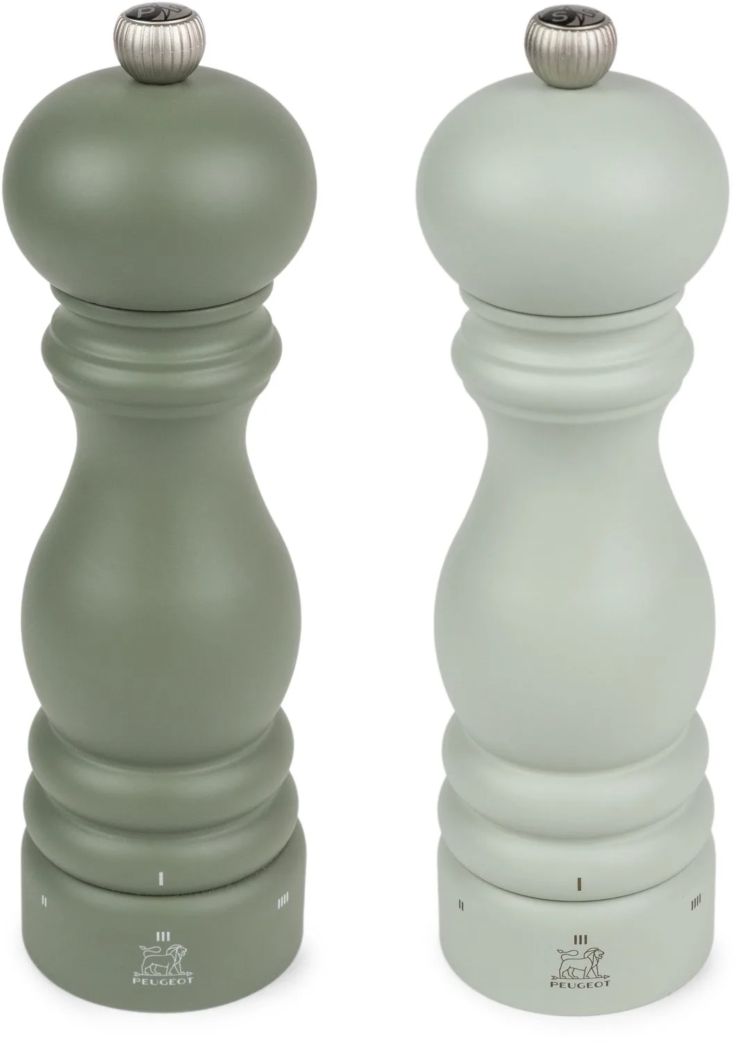 Paris Peper- en Zoutmolen 20 cm - Varengroen en Saliegroen - u'Select - Zirlion van Peugeot in Groen – productfoto