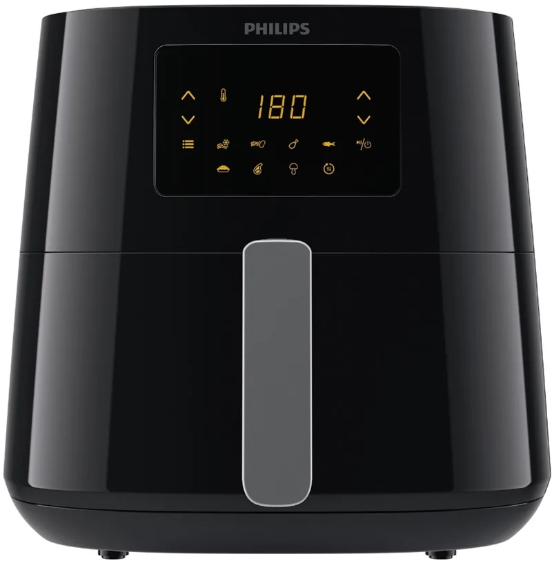 Airfryer Essential 3000 Series - HD9270/70 - 6,2 liter (XL) - Heteluchtfriteuse - 7 snelkeuze programma's - 90% minder vet by Philips in Black, Grey – product photo