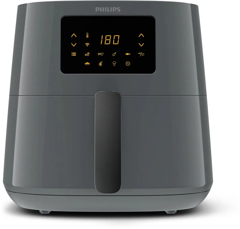 Airfryer Essential 5000 Series - HD9280/60 - 6,2 liter(XL) - Heteluchtfriteuse - Digitaal display - Quickclean by Philips in Black – product photo