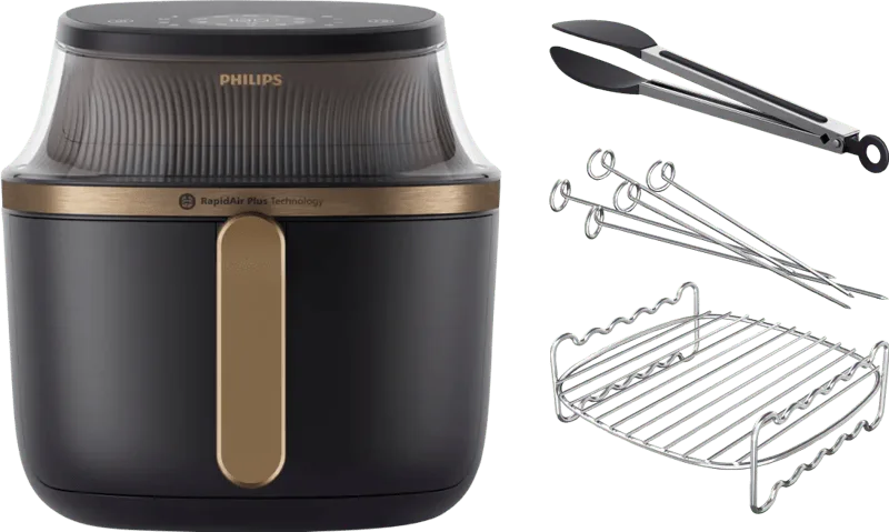 Airfryer XL 3000 Serie NA332/00 + Dubbellaagse kookset de Philips – photo produit