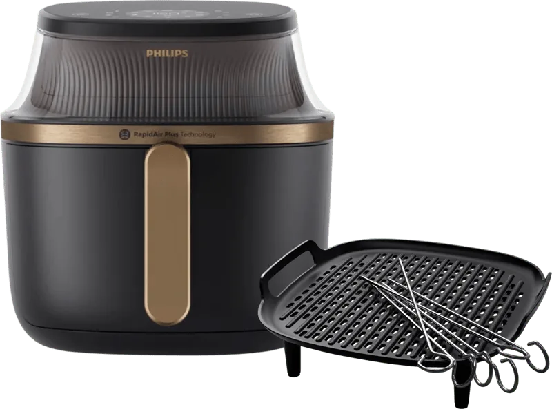 Airfryer XXL 3000 Serie NA342/00 + Grillkit von Philips – Produktfoto