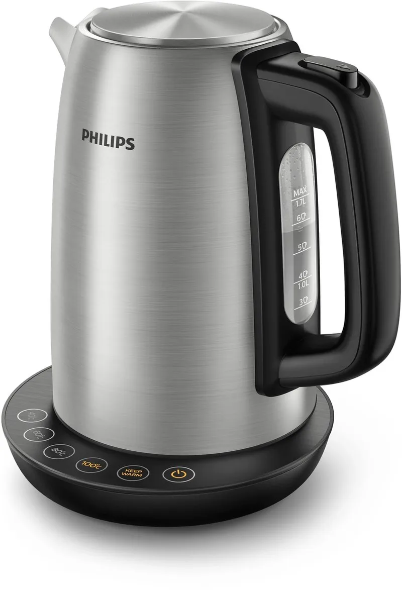 Avance HD9359/90 - Waterkoker met temperatuurregeling by Philips in Black – product photo