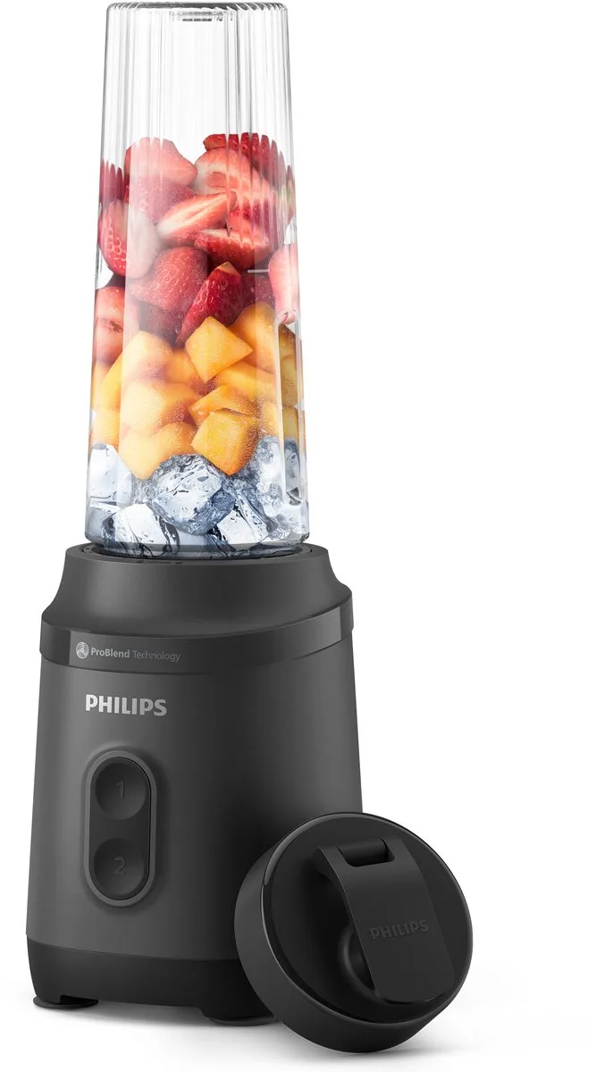 blender - HR2670/00 - ProBlend 350W - Draagbare Blend & Go-beker by Philips in Black – product photo
