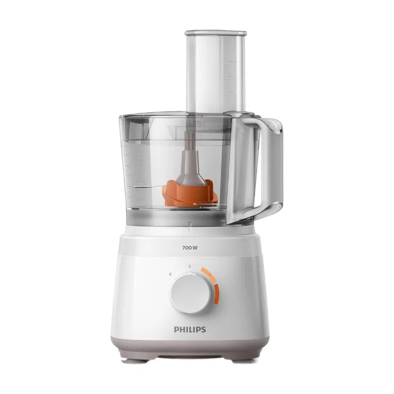Daily Collection Compact Food Processor, HR7320/00 - 700 W, 19 functies, oververhittingsbeveiliging, compact, 1,5 liter - Wit von Philips – Produktfoto