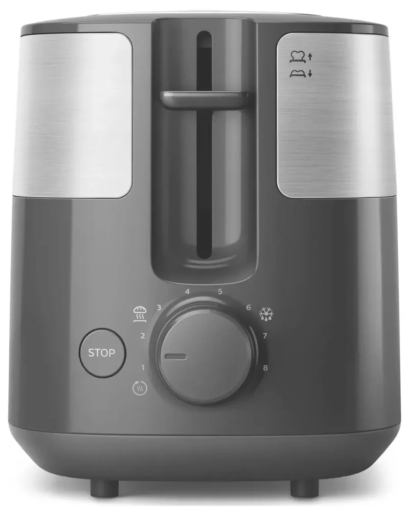 Daily Collection HD2517/90 - Broodrooster 8 standen - 2 snede(n) - 830 W Zilver by Philips in Black – product photo 2 of 2