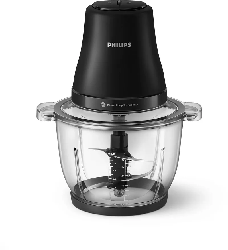 HR1502/00 - Elektrische hakmolen - 2 l - 450 W by Philips in Black – product photo